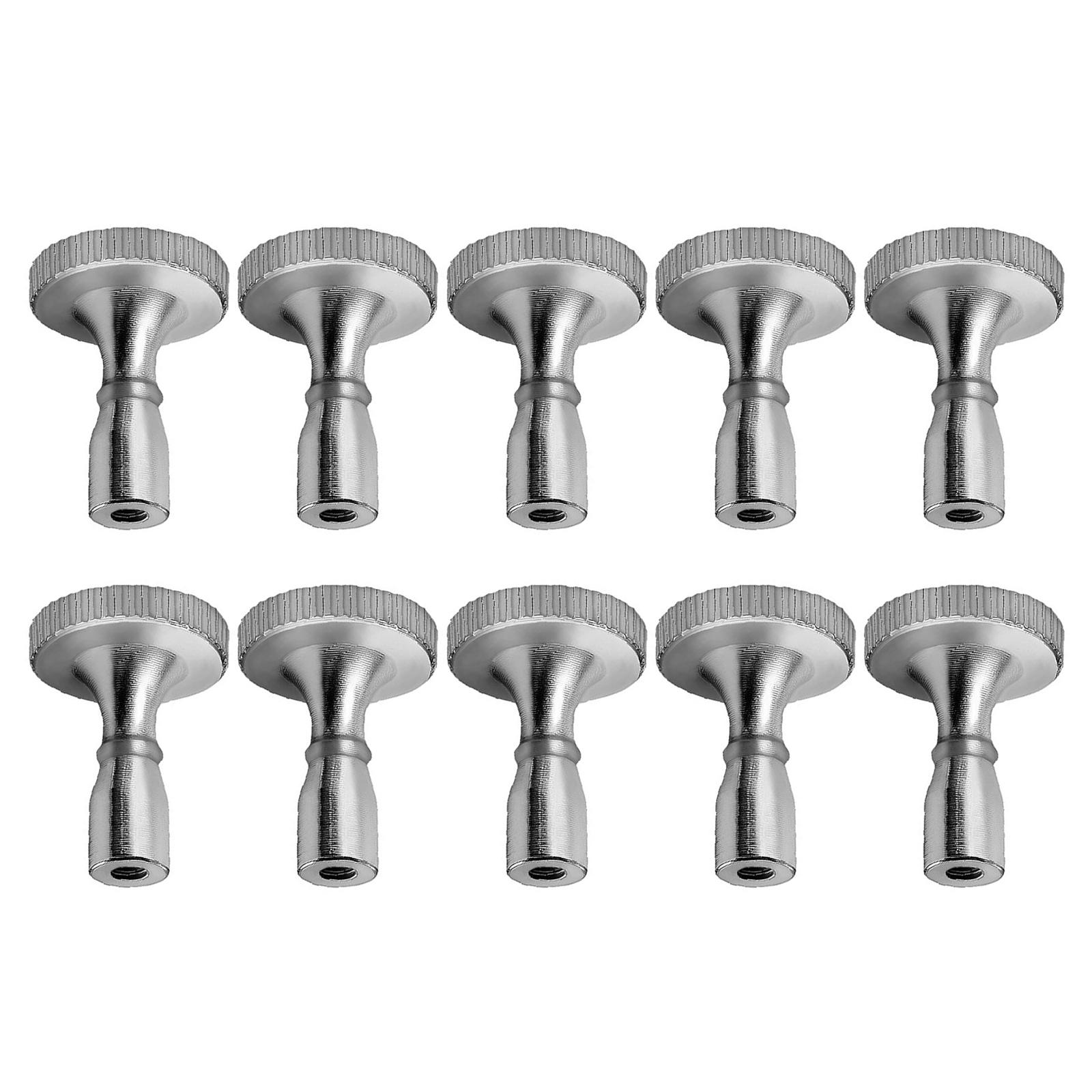 10Pcs Lamp Switch Knobs Replacement Lamp Turn Knob Metal Lamp Switch Knob Standard Size Twist Knob for Common Lamps срібний
10Pcs Lamp Switch Knobs Replacement Lamp Turn Knob Metal Lamp Switch Knob Standard Size Twist Knob for Common Lamps срібний
