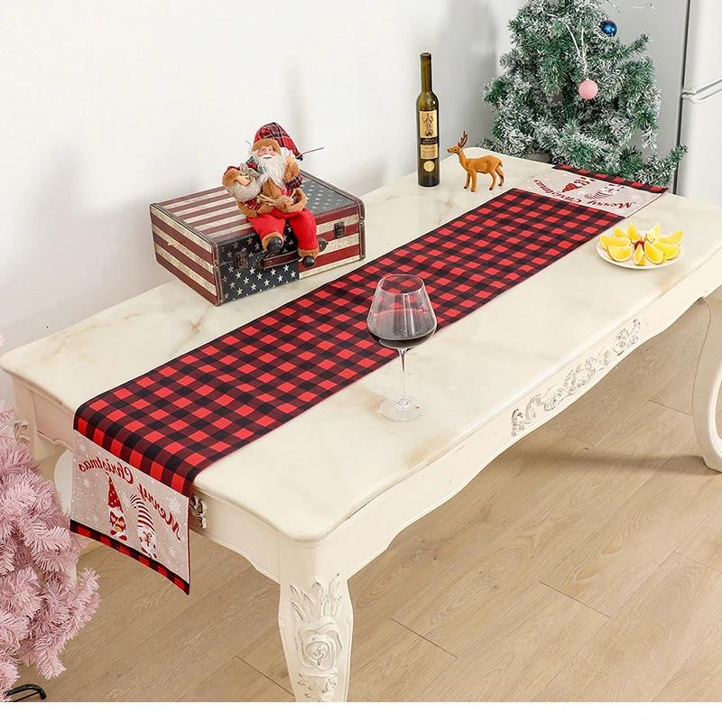 33x180cm Christmas Tablecloth Cartoon Faceless Santa Claus Dwarf Printed Non-woven Fabric Table Cloth Christmas Decor Table Mat
33x180cm Christmas Tablecloth Cartoon Faceless Santa Claus Dwarf Printed Non-woven Fabric Table Cloth Christmas Decor Table Mat