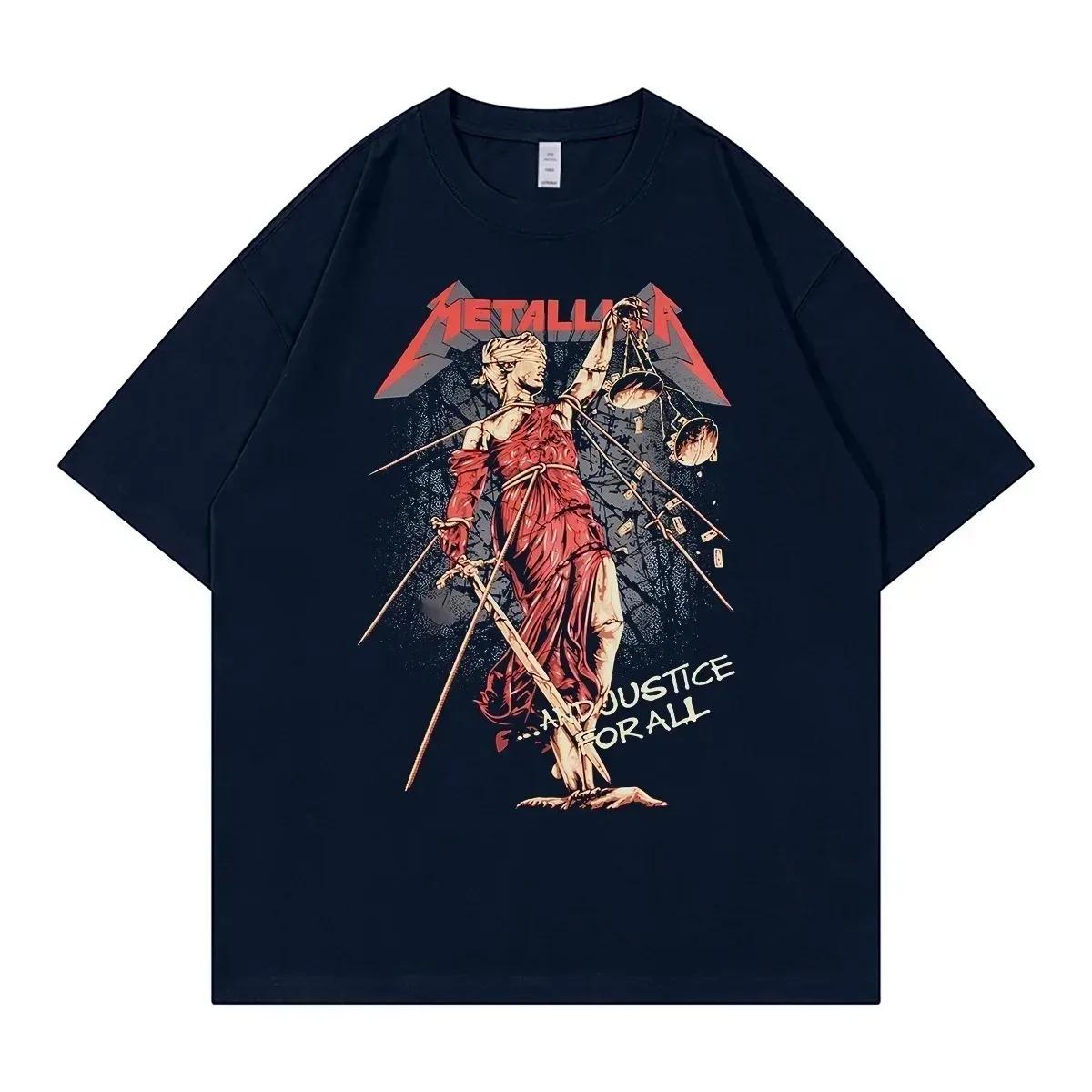Metallica ...And Justice for All Lady Justice Graphic T-Shirt, Unisex Thrash Metal Fan Streetwear Tee, 100% Cotton Casual Short Sleeve Top M
Metallica ...And Justice for All Lady Justice Graphic T-Shirt, Unisex Thrash Metal Fan Streetwear Tee, 100% Cotton Casual Short Sleeve Top M
