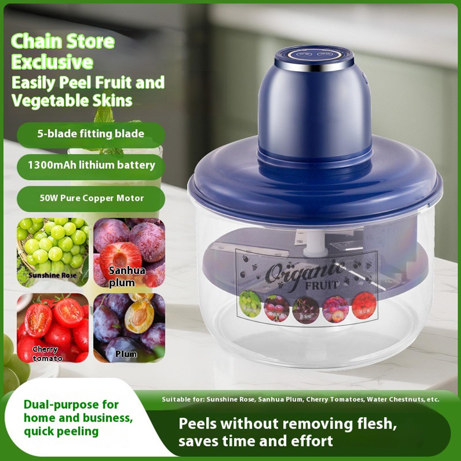 Automatic Fruit Garlic Peeler Machine Electric Grape Peeling Machine Home Kitchen Aid Peeler for Home Fast & Easy Kitchen Gadget синій
Automatic Fruit Garlic Peeler Machine Electric Grape Peeling Machine Home Kitchen Aid Peeler for Home Fast & Easy Kitchen Gadget синій