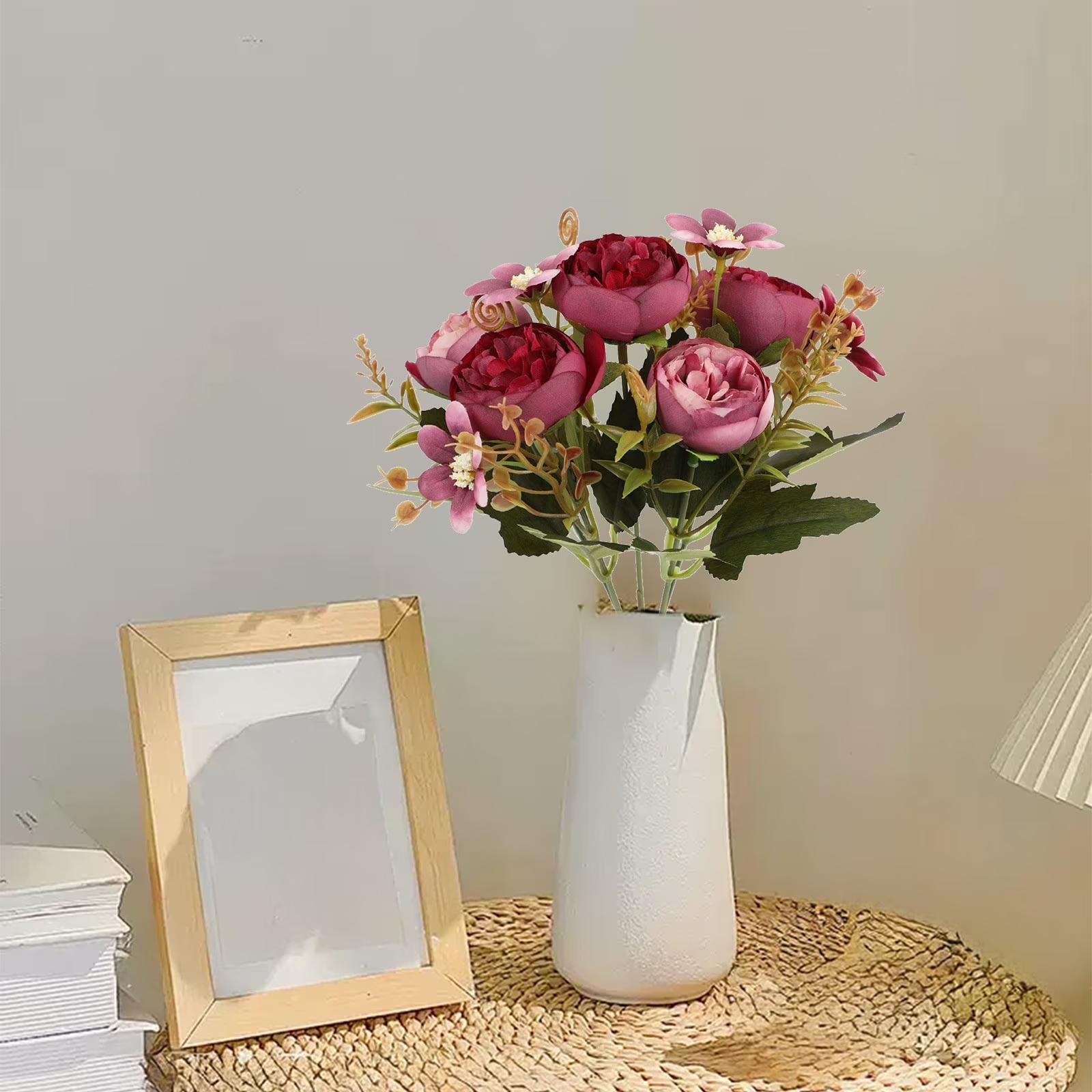 Artificial Peony and Daisy Bouquet Silk Flowers Lifelike Floral Arrangement for Home Office Wedding Decor One Size
Artificial Peony and Daisy Bouquet Silk Flowers Lifelike Floral Arrangement for Home Office Wedding Decor One Size
