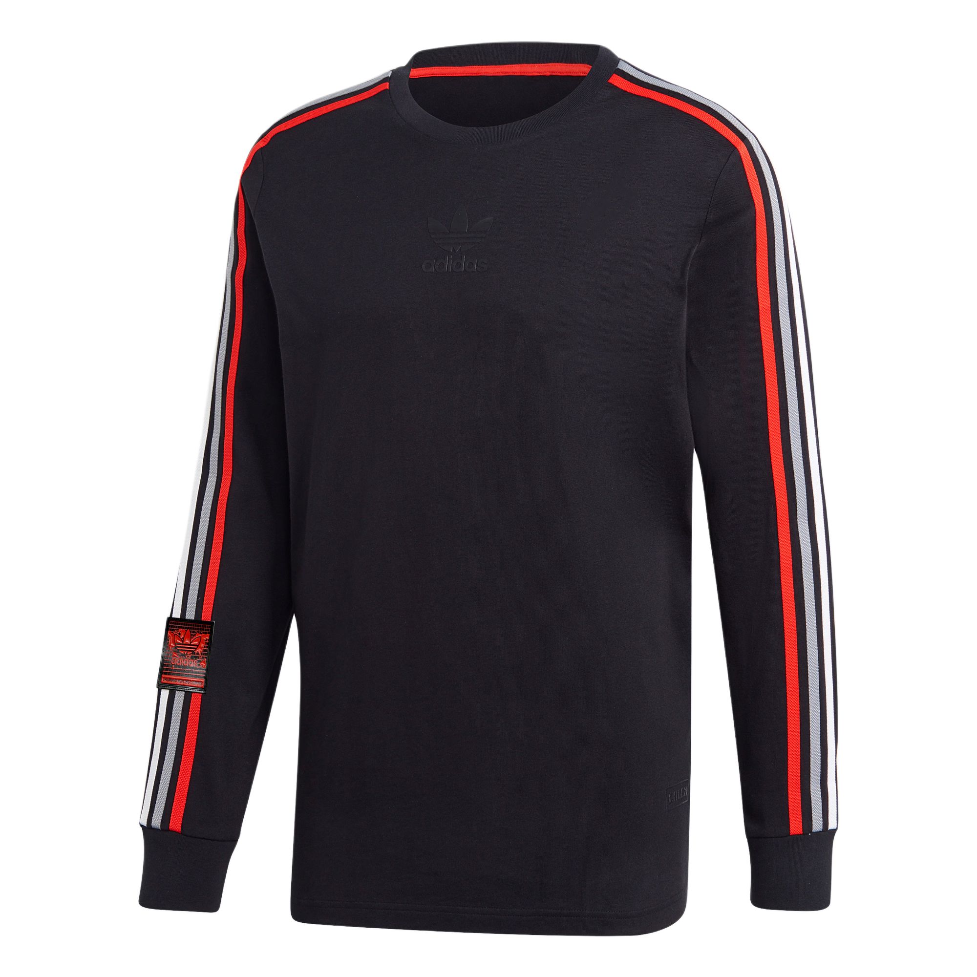 Adidas Originals Chile 20 Striped Soft Crew Neck Long Sleeve T-Shirt Men Tops Black GJ6774 L
Adidas Originals Chile 20 Striped Soft Crew Neck Long Sleeve T-Shirt Men Tops Black GJ6774 L
