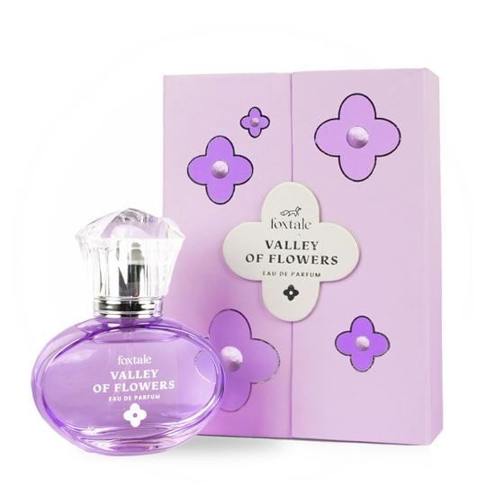 Foxtale Valley of Flowers Eau De Parfum | Long Lasting Floral Perfume | Jasmine Sambac, Green Mandarin & Madagascar Vanilla
Foxtale Valley of Flowers Eau De Parfum | Long Lasting Floral Perfume | Jasmine Sambac, Green Mandarin & Madagascar Vanilla