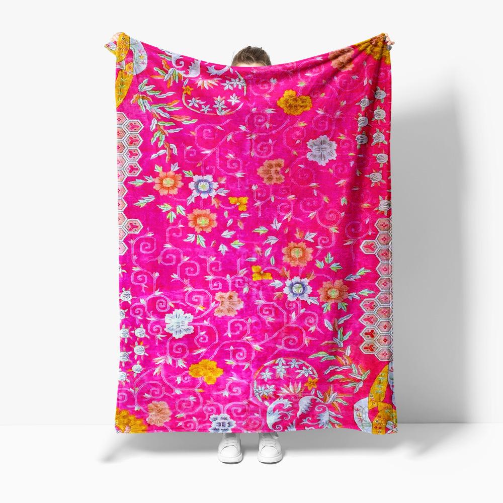 Vibrant Floral Paisley Pattern Throw Blanket Sofa Bed Cover Decorative Throw Cushion Cover for Living Room Bedroom 75x100cm
Vibrant Floral Paisley Pattern Throw Blanket Sofa Bed Cover Decorative Throw Cushion Cover for Living Room Bedroom 75x100cm
