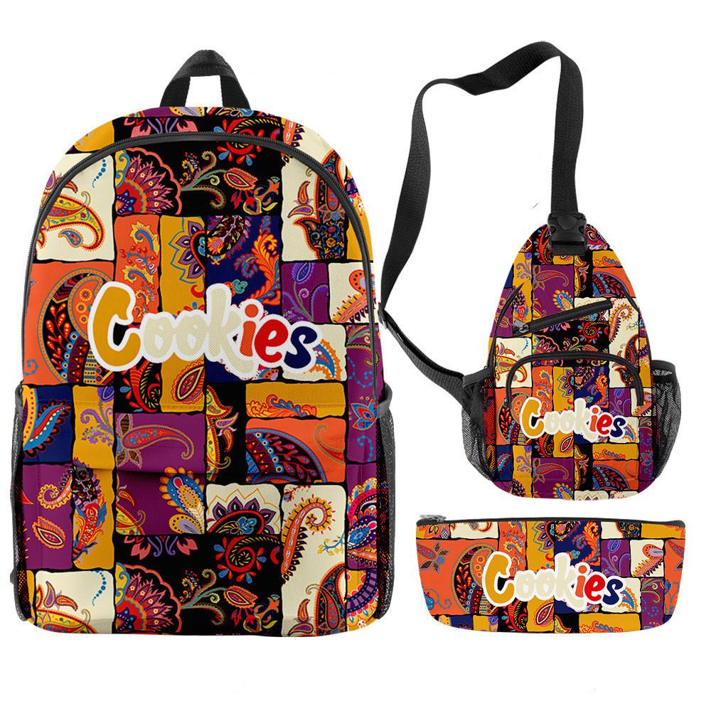 Cook 3D Digital Color Printing Backpack Set Oxford Cloth Waterproof And Wear-Resistant Three-Piece Backpack three-piece backpack
Cook 3D Digital Color Printing Backpack Set Oxford Cloth Waterproof And Wear-Resistant Three-Piece Backpack three-piece backpack