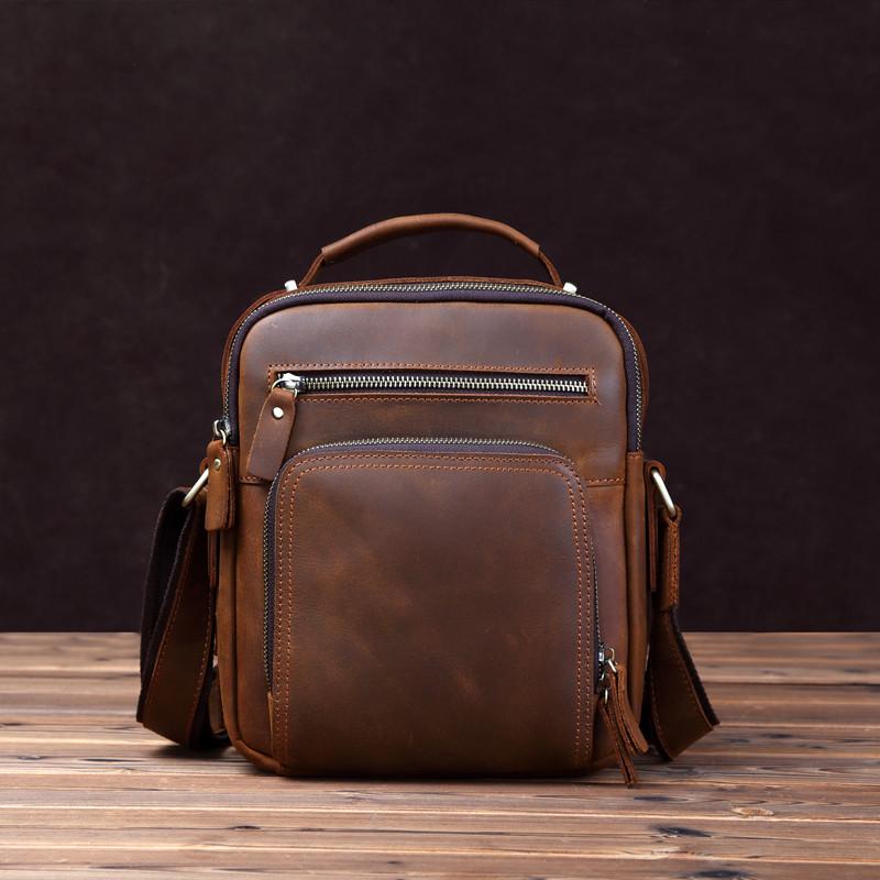 Retro Business Top Layer Cowhide Men s Bag, European and American Crazy Horse Leather Shoulder Bag, 10 Inch Genuine Leather Crossbody Bag, Mailman Bag коричневий
Retro Business Top Layer Cowhide Men s Bag, European and American Crazy Horse Leather Shoulder Bag, 10 Inch Genuine Leather Crossbody Bag, Mailman Bag коричневий