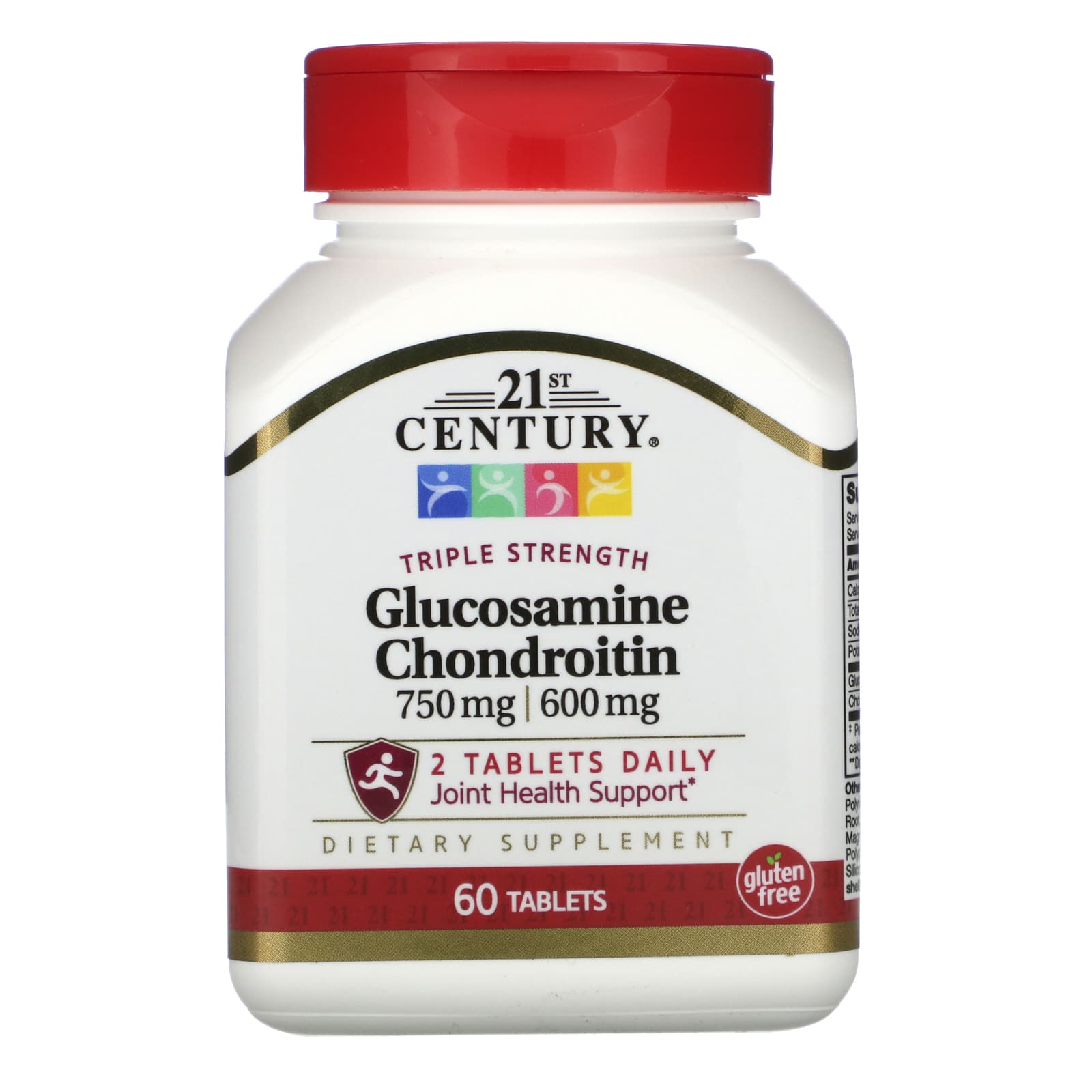 21st Century, Glucosamine/Chondroitin, Triple Strength, 750Mg/600Mg, 60 Tablets
21st Century, Glucosamine/Chondroitin, Triple Strength, 750Mg/600Mg, 60 Tablets