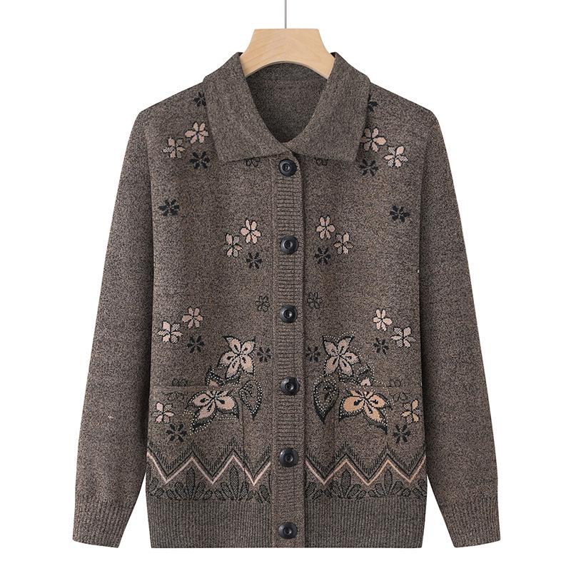 Spring Cardigan for Middle-Aged & Elderly Women - Lightweight, Loose Fit for Moms & Grandmas (70s, 80s) One Size
Spring Cardigan for Middle-Aged & Elderly Women - Lightweight, Loose Fit for Moms & Grandmas (70s, 80s) One Size