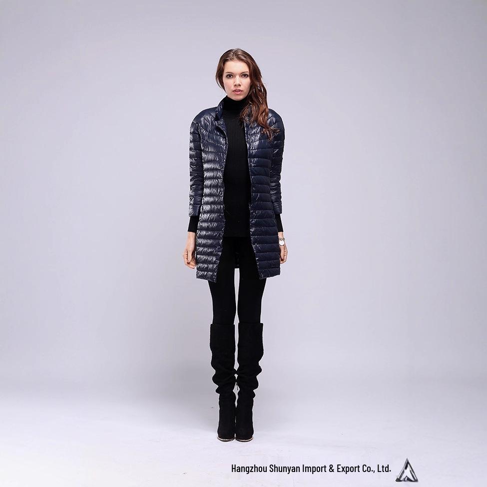 2025 Winter Women s Stand Collar Lightweight Down Jacket - Mid-Length, European & American Style XL чорний
2025 Winter Women s Stand Collar Lightweight Down Jacket - Mid-Length, European & American Style XL чорний