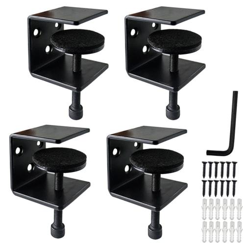 Kanmero Adjustable Table Clamps, U-Shaped Brackets, Reinforced Support Fixtures for Bedrooms, Kitchens, and Bathrooms, Wall-Mounted, 4mm Thick, with S
Kanmero Adjustable Table Clamps, U-Shaped Brackets, Reinforced Support Fixtures for Bedrooms, Kitchens, and Bathrooms, Wall-Mounted, 4mm Thick, with S
