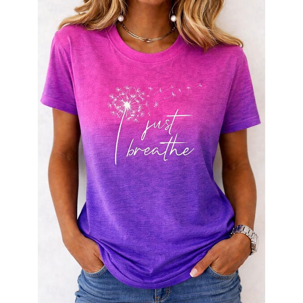 Women s Floral Graphic T-Shirt, Crew Neck Short Sleeve Regular Tops, Fashion Casual Daily Weekend Multi Tone Wear for Summer S
Women s Floral Graphic T-Shirt, Crew Neck Short Sleeve Regular Tops, Fashion Casual Daily Weekend Multi Tone Wear for Summer S