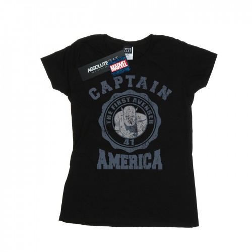 Marvel Womens/Ladies Captain America Collegiate Cotton T-Shirt XXL білий 
Marvel Womens/Ladies Captain America Collegiate Cotton T-Shirt XXL білий