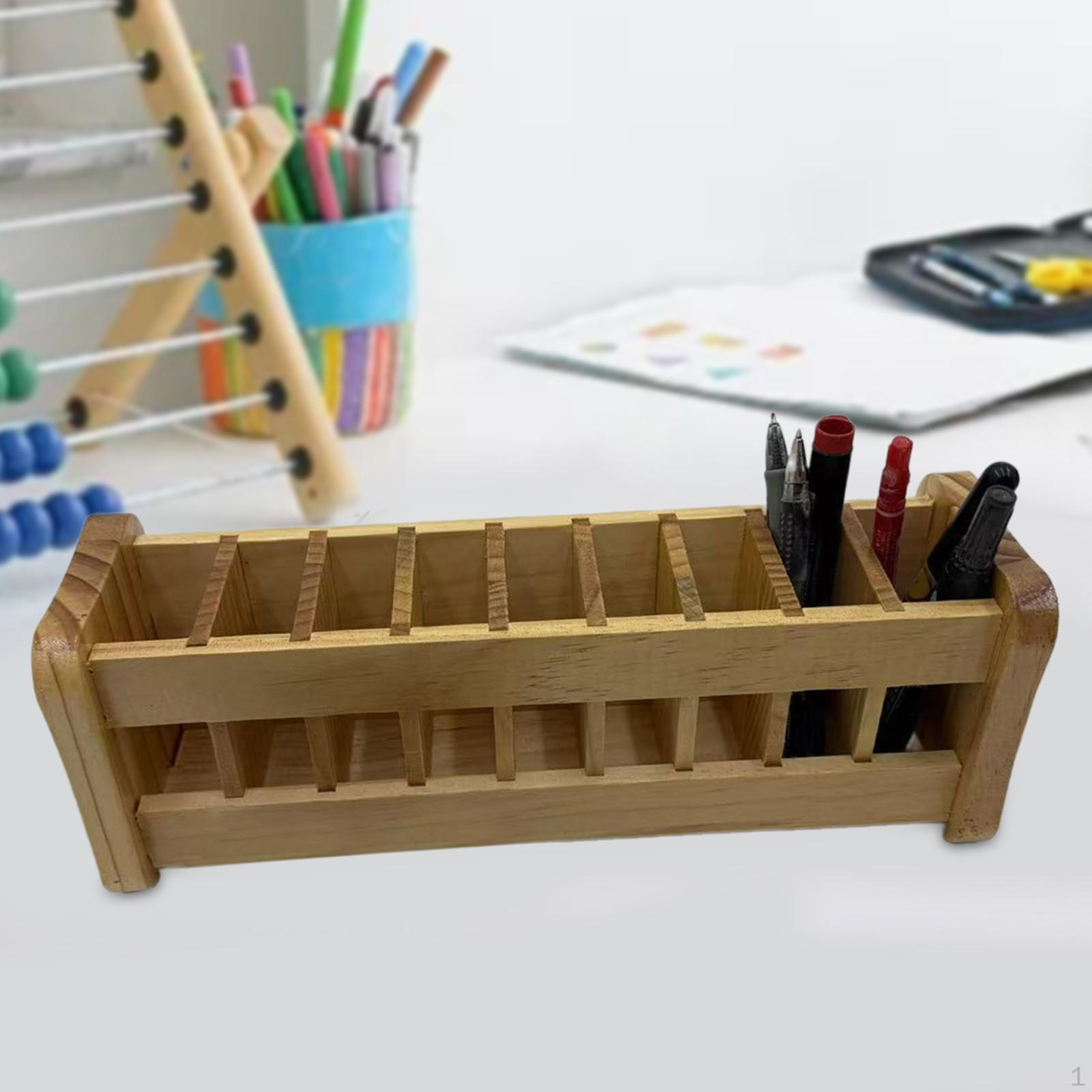 Настольный держатель для карандашей, органайзер для макияжных кистей, столовых приборов для вечеринки, косметических кистей Light Wood
Настольный держатель для карандашей, органайзер для макияжных кистей, столовых приборов для вечеринки, косметических кистей Light Wood