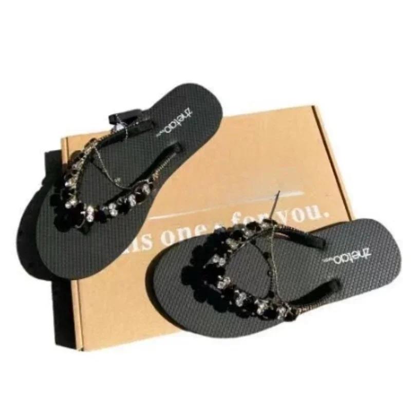 Fashion 2024 Hot Sale Shoes for Women Summer Women s Slippers Mixed Colors Brilliant Diamond Open Toe Low-heeled Beach Slippers Women 40 чёрный
Fashion 2024 Hot Sale Shoes for Women Summer Women s Slippers Mixed Colors Brilliant Diamond Open Toe Low-heeled Beach Slippers Women 40 чёрный