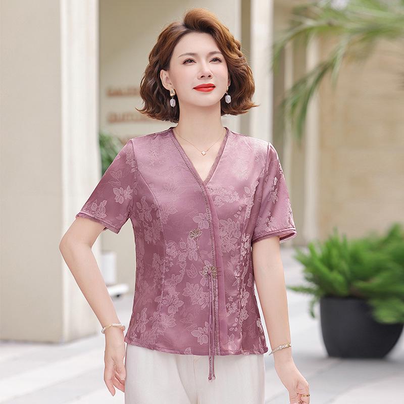 2026 Summer Fashion Short Sleeve Top for Middle-Aged Women - Casual & Stylish T-Shirt 4XL (140-155 pounds)
2026 Summer Fashion Short Sleeve Top for Middle-Aged Women - Casual & Stylish T-Shirt 4XL (140-155 pounds)