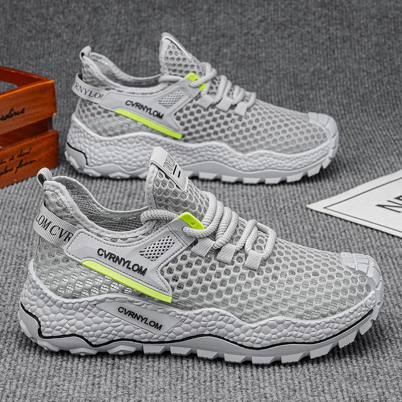 Summer Thin Mesh Breathable Running Shoes Unisex Hollow Lightweight Comfort Casual Sports Sneakers 44 сірий
Summer Thin Mesh Breathable Running Shoes Unisex Hollow Lightweight Comfort Casual Sports Sneakers 44 сірий