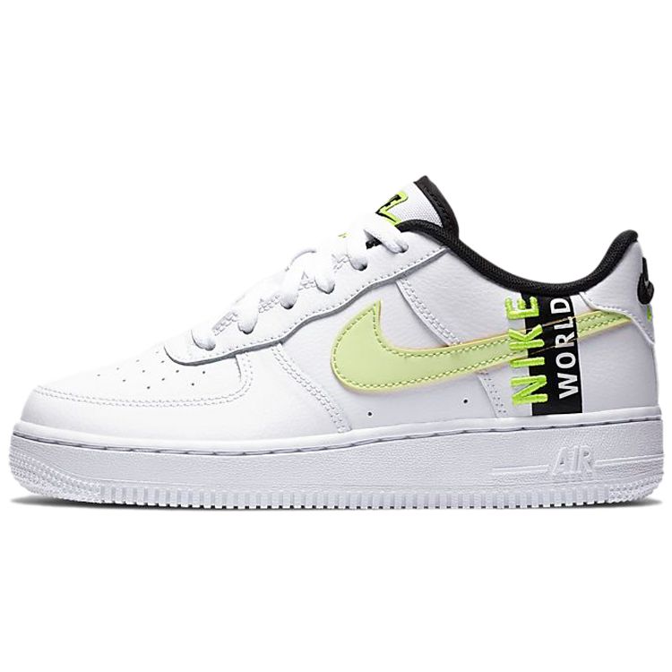 Nike Air Force 1 LV8 1 GS Worldwide Pack — белые детские кроссовки Barely Volt, черные CN8536-100
Nike Air Force 1 LV8 1 GS Worldwide Pack — белые детские кроссовки Barely Volt, черные CN8536-100