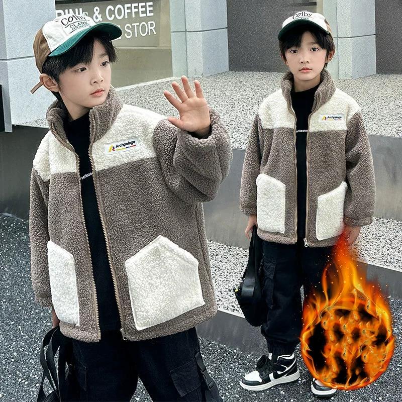 Осенне-зимняя детская бархатная куртка из овечьей шерсти, теплые куртки для девочек, детская верхняя одежда, детские пальто с плюшевой подкладкой, подростковая стеганая одежда 140 кофейный
Осенне-зимняя детская бархатная куртка из овечьей шерсти, теплые куртки для девочек, детская верхняя одежда, детские пальто с плюшевой подкладкой, подростковая стеганая одежда 140 кофейный