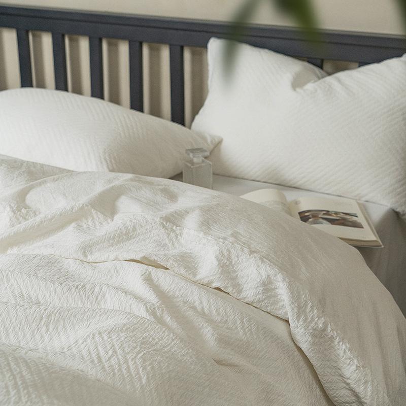 Class A Maternal And Infant Grade 60S Bed Four-Piece Set Cotton Washed Pure Cotton White Quilt Cover Bed Sheet B & B Hotel 3Pcs Set 1.8 * 2m bed 4pc 2 * 2.3m quilt cover
Class A Maternal And Infant Grade 60S Bed Four-Piece Set Cotton Washed Pure Cotton White Quilt Cover Bed Sheet B & B Hotel 3Pcs Set 1.8 * 2m bed 4pc 2 * 2.3m quilt cover