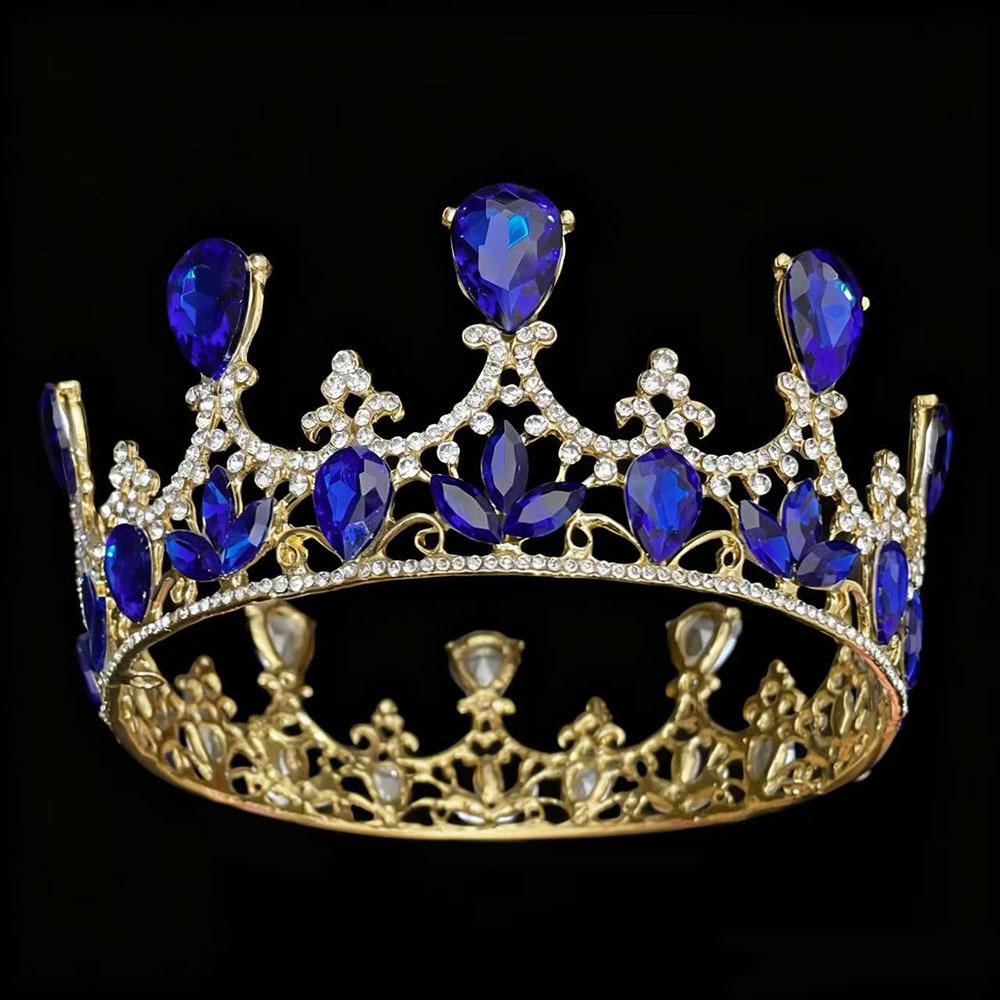 New Baroque Retro Round Bride s Crown European Grand Water Diamond Bride s Wedding Headwear and Wedding Dress
New Baroque Retro Round Bride s Crown European Grand Water Diamond Bride s Wedding Headwear and Wedding Dress