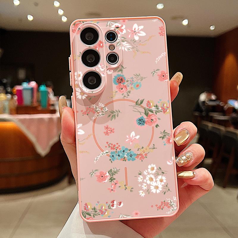Magnetic For Magsafe Case For Samsung Galaxy S26 Ultra S25 Edge S24 Plus S23 FE S22 A54 A55 A56 5G Pink Flowers Pattern Matte Cover Samsung S22 Ultra рожевий
Magnetic For Magsafe Case For Samsung Galaxy S26 Ultra S25 Edge S24 Plus S23 FE S22 A54 A55 A56 5G Pink Flowers Pattern Matte Cover Samsung S22 Ultra рожевий