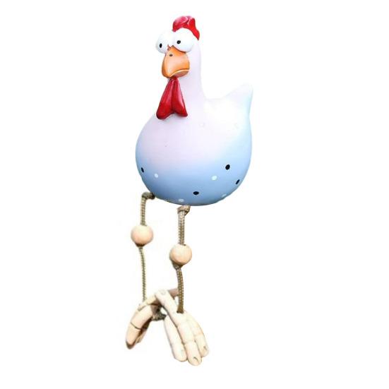 Funny Chicken Figurine with Dangling Legs Big Eyes Resin Cartoon Rooster Statue for Outdoor Garden Lawn Patio Balcony Decor F
Funny Chicken Figurine with Dangling Legs Big Eyes Resin Cartoon Rooster Statue for Outdoor Garden Lawn Patio Balcony Decor F