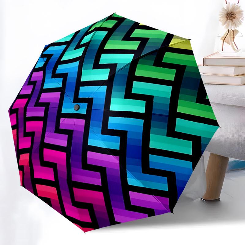 1pc Colorful Maze Automatic Folding Umbrella Durable Iron Frame,All Seasons Home Travel Outdoor Multifunctional Umbrella yy251115187
1pc Colorful Maze Automatic Folding Umbrella Durable Iron Frame,All Seasons Home Travel Outdoor Multifunctional Umbrella yy251115187