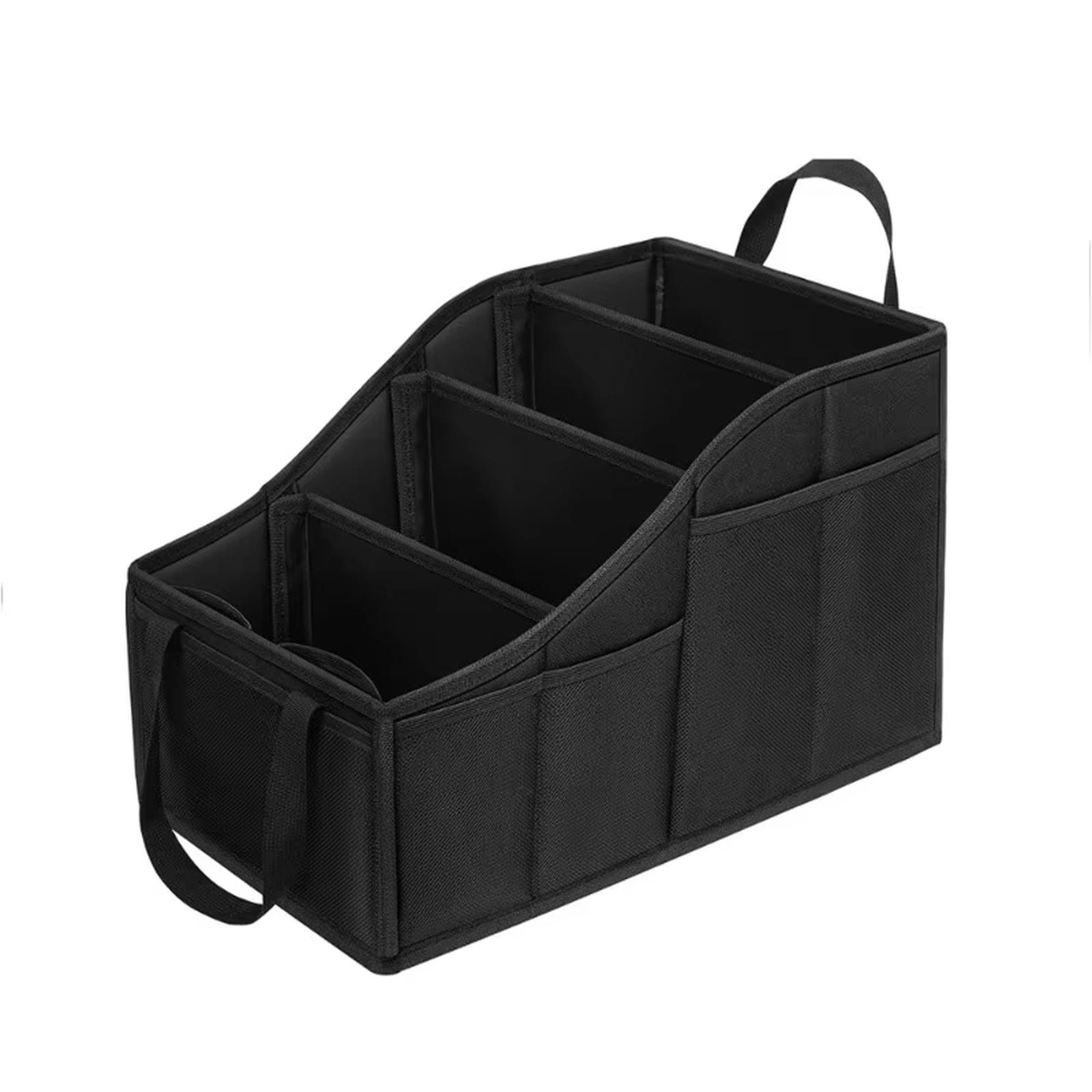 Car Trunk Organizer Large Capacity Foldable Oxford Fabric Storage Box with Multiple Compartments and Handles for Vehicle Seat Storage one size чорний
Car Trunk Organizer Large Capacity Foldable Oxford Fabric Storage Box with Multiple Compartments and Handles for Vehicle Seat Storage one size чорний