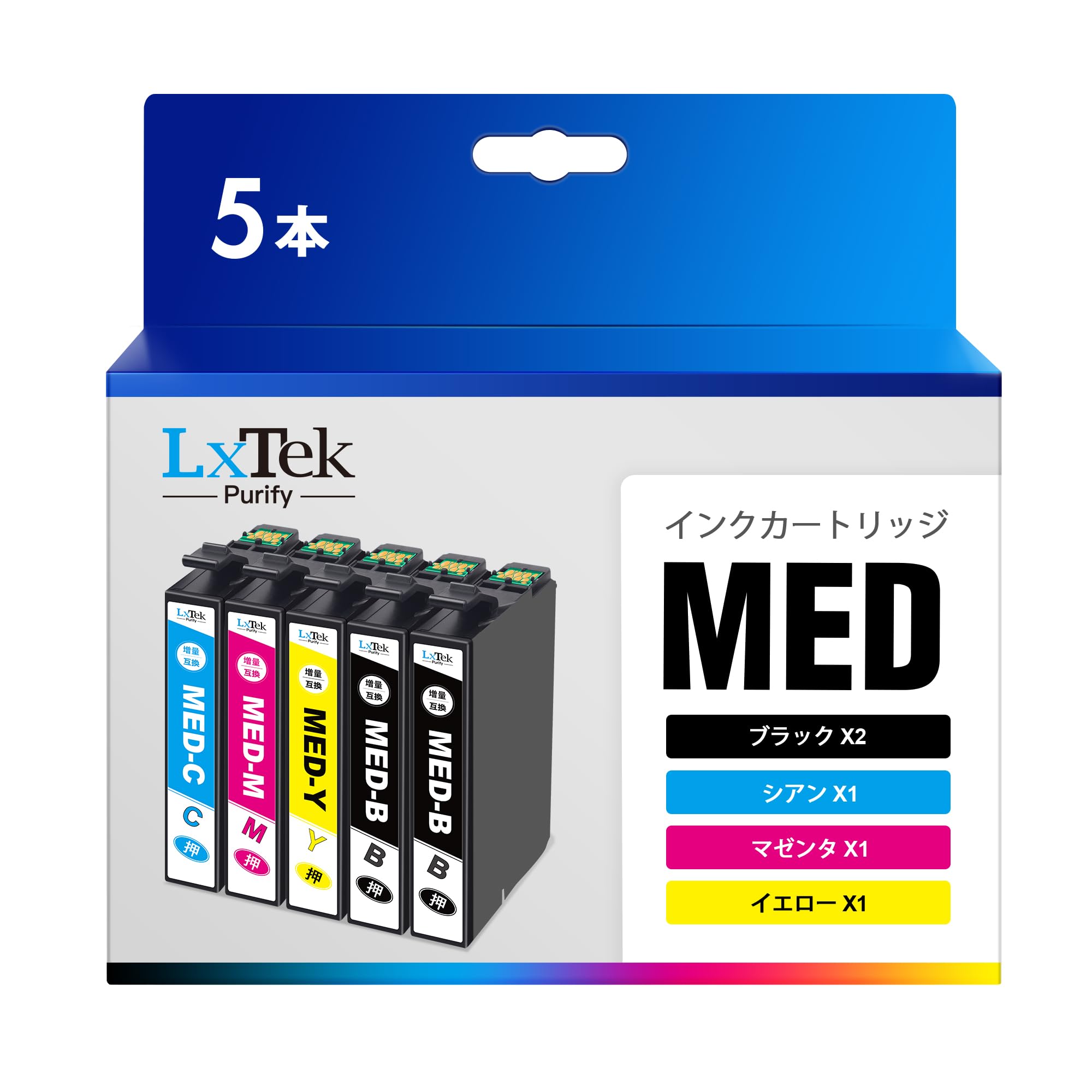 LxTek Purify Epson Ink Medamayaki Compatible Ink Cartridge Epson Compatible MED Fried Egg Ink 4 Color Set 1 Black Total 5 Set Compatible Printer Ink
LxTek Purify Epson Ink Medamayaki Compatible Ink Cartridge Epson Compatible MED Fried Egg Ink 4 Color Set 1 Black Total 5 Set Compatible Printer Ink