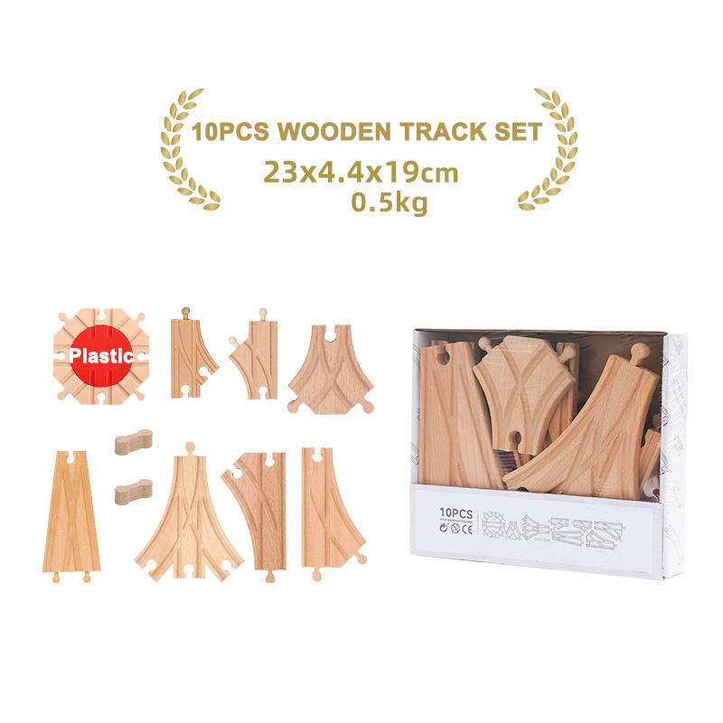 NEW Wooden Track Set Beech Wood Track Expansion Package Railway Train Track Set Fit for All Brands Trains Toys for Kids Gifts
NEW Wooden Track Set Beech Wood Track Expansion Package Railway Train Track Set Fit for All Brands Trains Toys for Kids Gifts