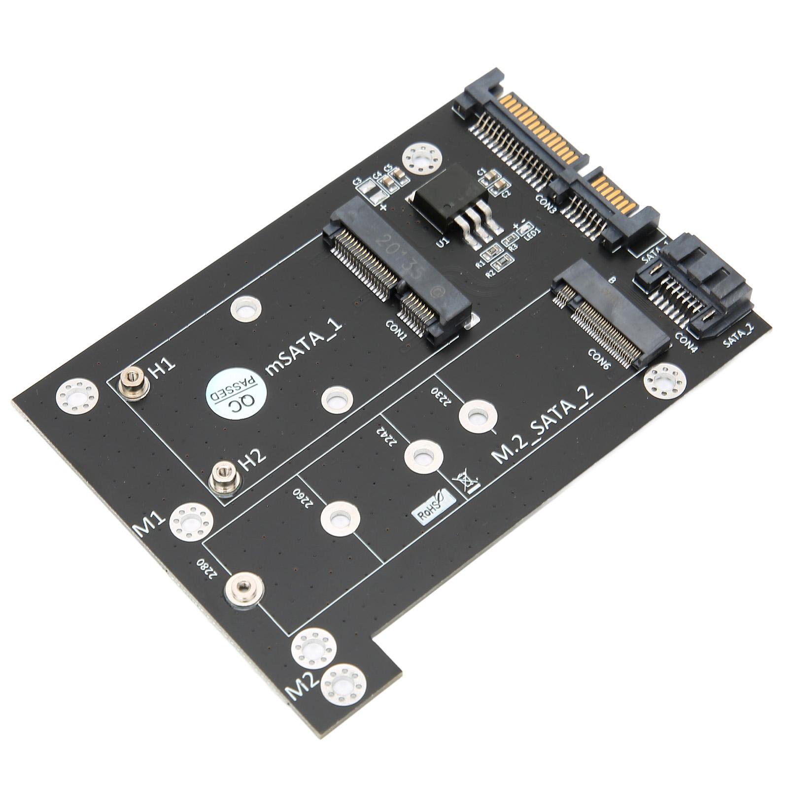 Adapter Card MSATA M.2 NGFF SSD to Dual SATA3 Fast Reading Speed Converter Computer Accessories
Adapter Card MSATA M.2 NGFF SSD to Dual SATA3 Fast Reading Speed Converter Computer Accessories