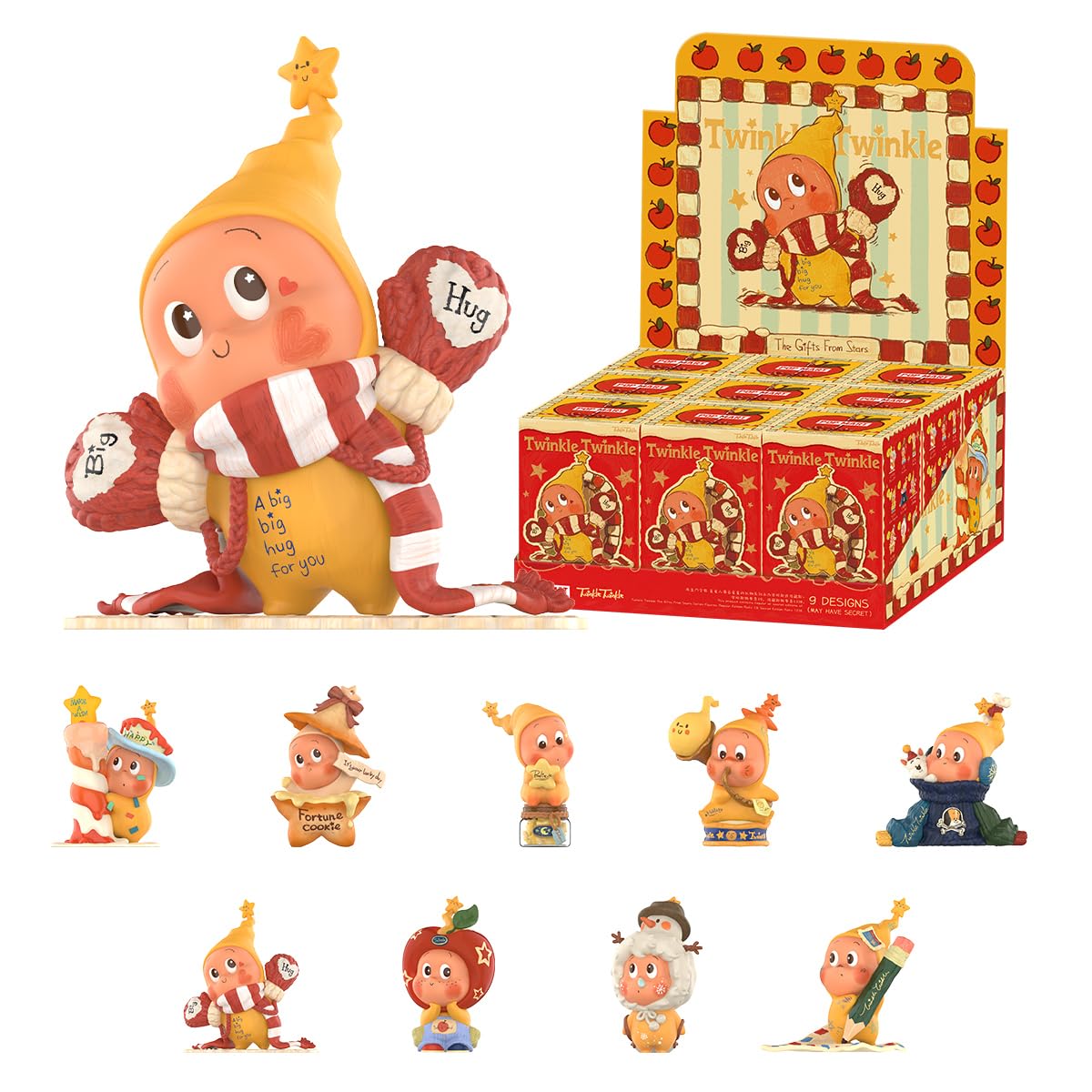 POP MART Twinkle Twinkle The Gifts From Stars Series Box 9 Pop Mart Gacha Gacha Blind Box Фигурка Пластиковая модель Премиум Игрушка ПВХ Мягкий винил Оригинал
POP MART Twinkle Twinkle The Gifts From Stars Series Box 9 Pop Mart Gacha Gacha Blind Box Фигурка Пластиковая модель Премиум Игрушка ПВХ Мягкий винил Оригинал