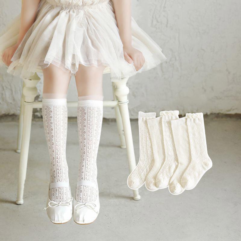 3Pairs Princess White Lace Ruffle Stockings Girl Summer Mesh Sock Thin Breathable Kids Long Socks 3-12Year Children Calf Socks 3-5Years
3Pairs Princess White Lace Ruffle Stockings Girl Summer Mesh Sock Thin Breathable Kids Long Socks 3-12Year Children Calf Socks 3-5Years