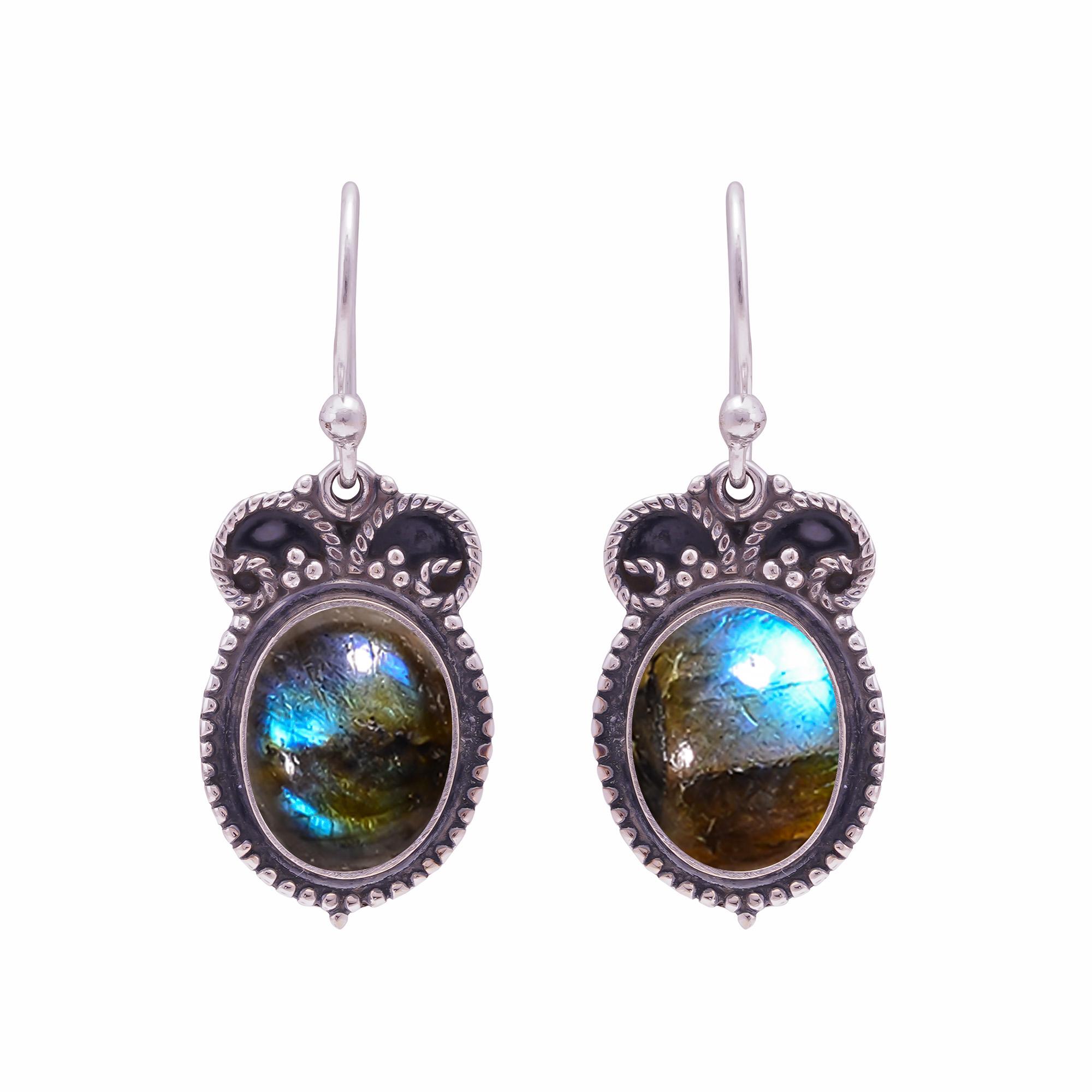 Labradorite - Madagascar 925 Sterling Silver Earring V8849, Blue Earring, Oval Earring, Valentin s Day Gift, Gift For Her, Birthday Gift, Handmade Jew
Labradorite - Madagascar 925 Sterling Silver Earring V8849, Blue Earring, Oval Earring, Valentin s Day Gift, Gift For Her, Birthday Gift, Handmade Jew