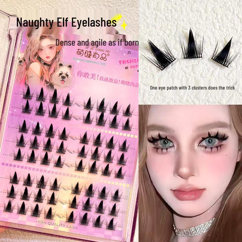 Mengjie Shangpin Naughty Elf Segment Cluster Eyelashes – Voluminous, Light, Comic Barbie Style for a Photogenic European & American Look
Mengjie Shangpin Naughty Elf Segment Cluster Eyelashes – Voluminous, Light, Comic Barbie Style for a Photogenic European & American Look