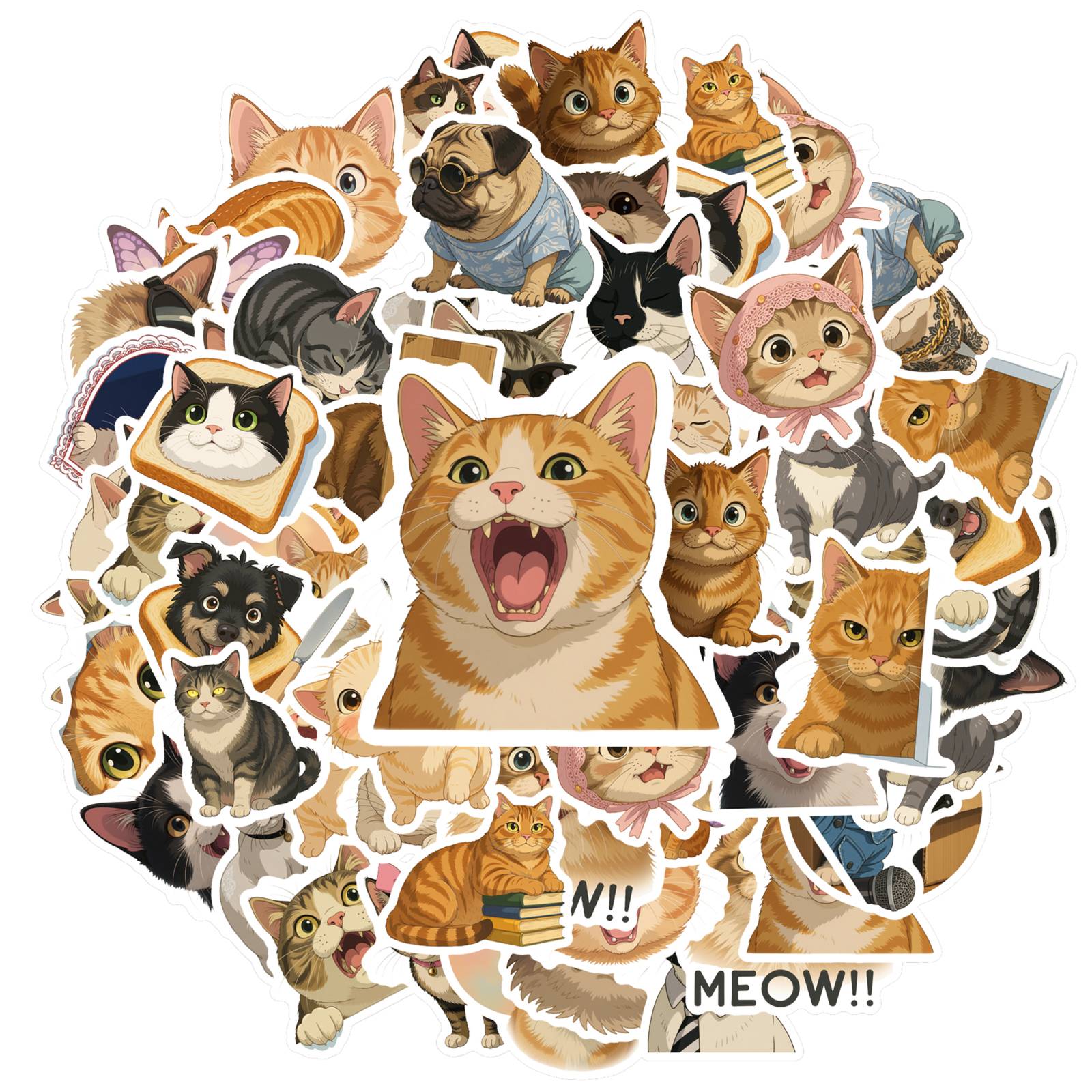 35pcs Playful Pets Stickers Cartoon Cute Animal Stickers Stickers For Suitcase Fridge Phone Luggage Laptop Guitar Car
35pcs Playful Pets Stickers Cartoon Cute Animal Stickers Stickers For Suitcase Fridge Phone Luggage Laptop Guitar Car