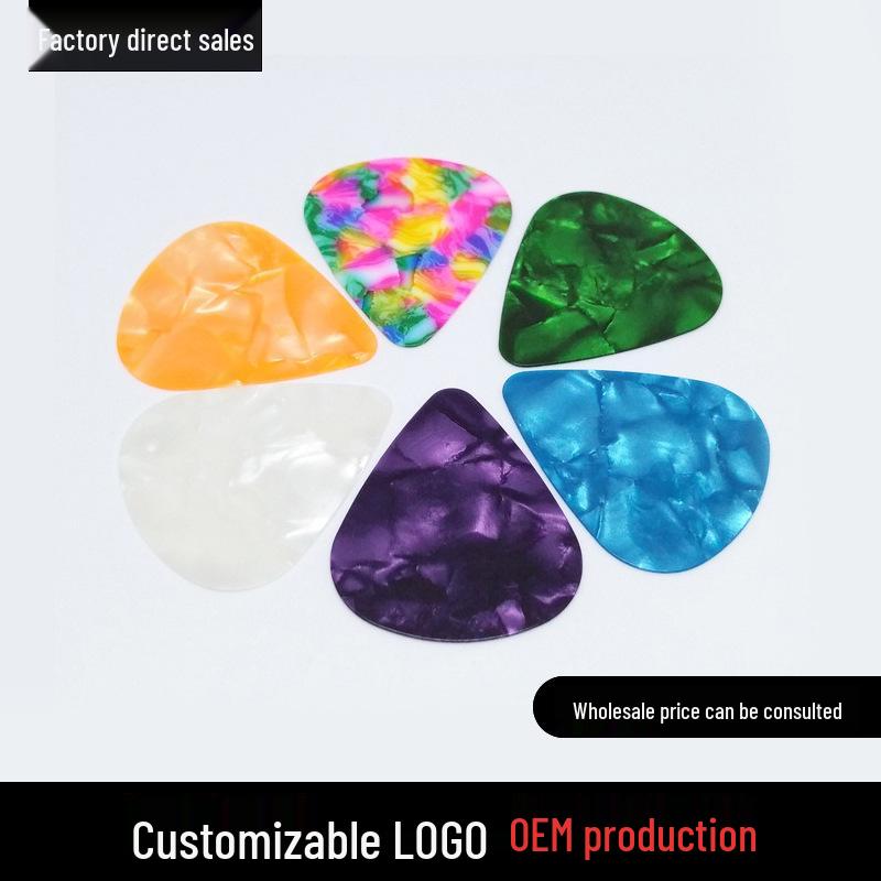 Colorful Celluloid Guitar & Ukulele Picks (0.46/0.71/0.96/1.2/1.5mm) 0.46mm
Colorful Celluloid Guitar & Ukulele Picks (0.46/0.71/0.96/1.2/1.5mm) 0.46mm