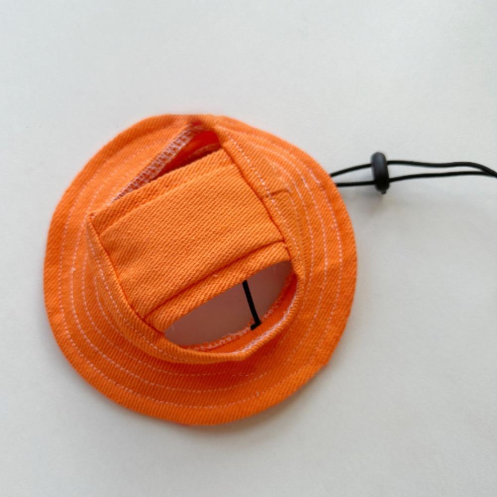 Solid Color Dog Cat Bucket Hat Cotton Pet Sunscreen Tie Hat Casual Pet Sunshade Cap Devon Rex Orange-L
Solid Color Dog Cat Bucket Hat Cotton Pet Sunscreen Tie Hat Casual Pet Sunshade Cap Devon Rex Orange-L
