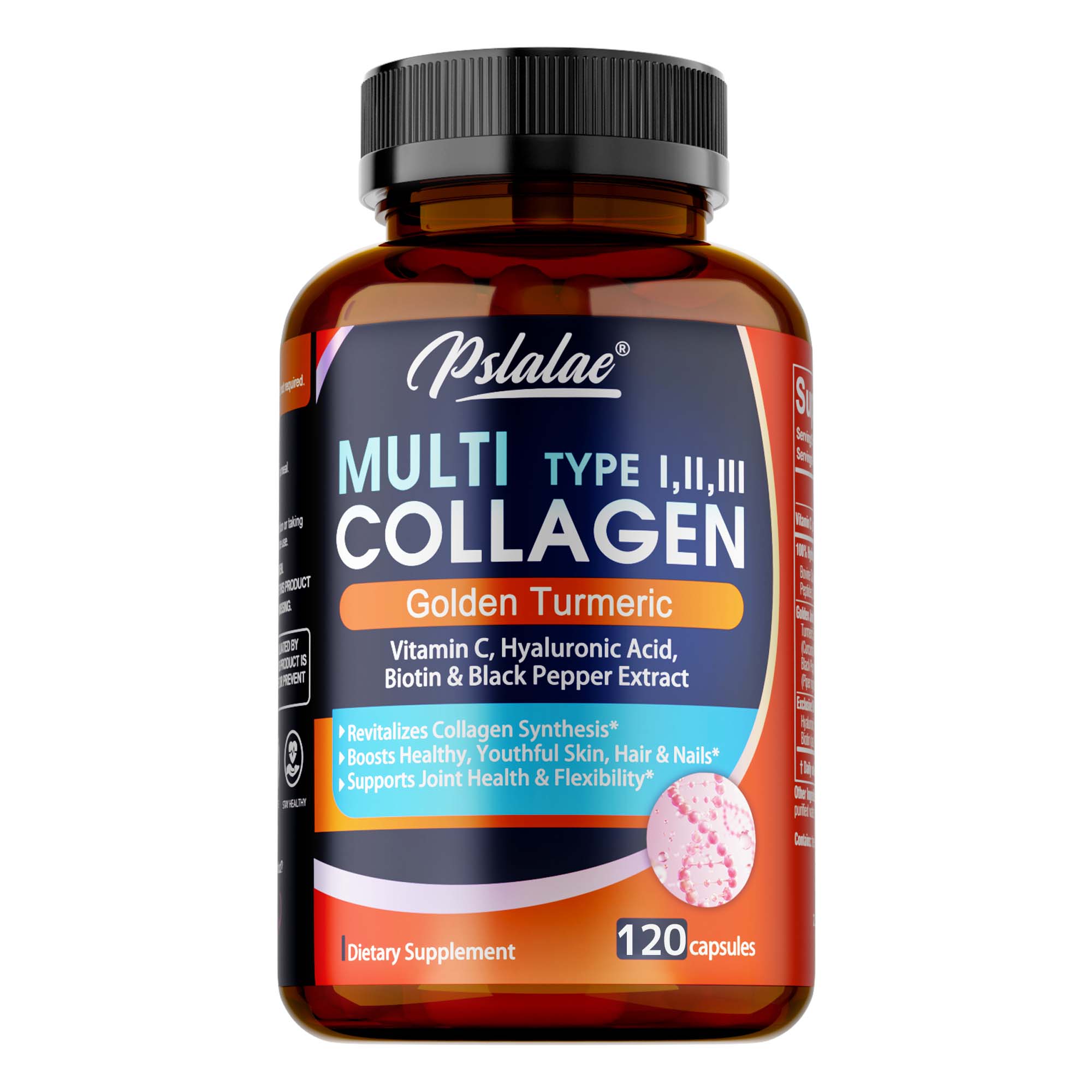 Complex collagen capsules containing hyaluronic acid and biotin are all-natural and support skin health. 120
Complex collagen capsules containing hyaluronic acid and biotin are all-natural and support skin health. 120