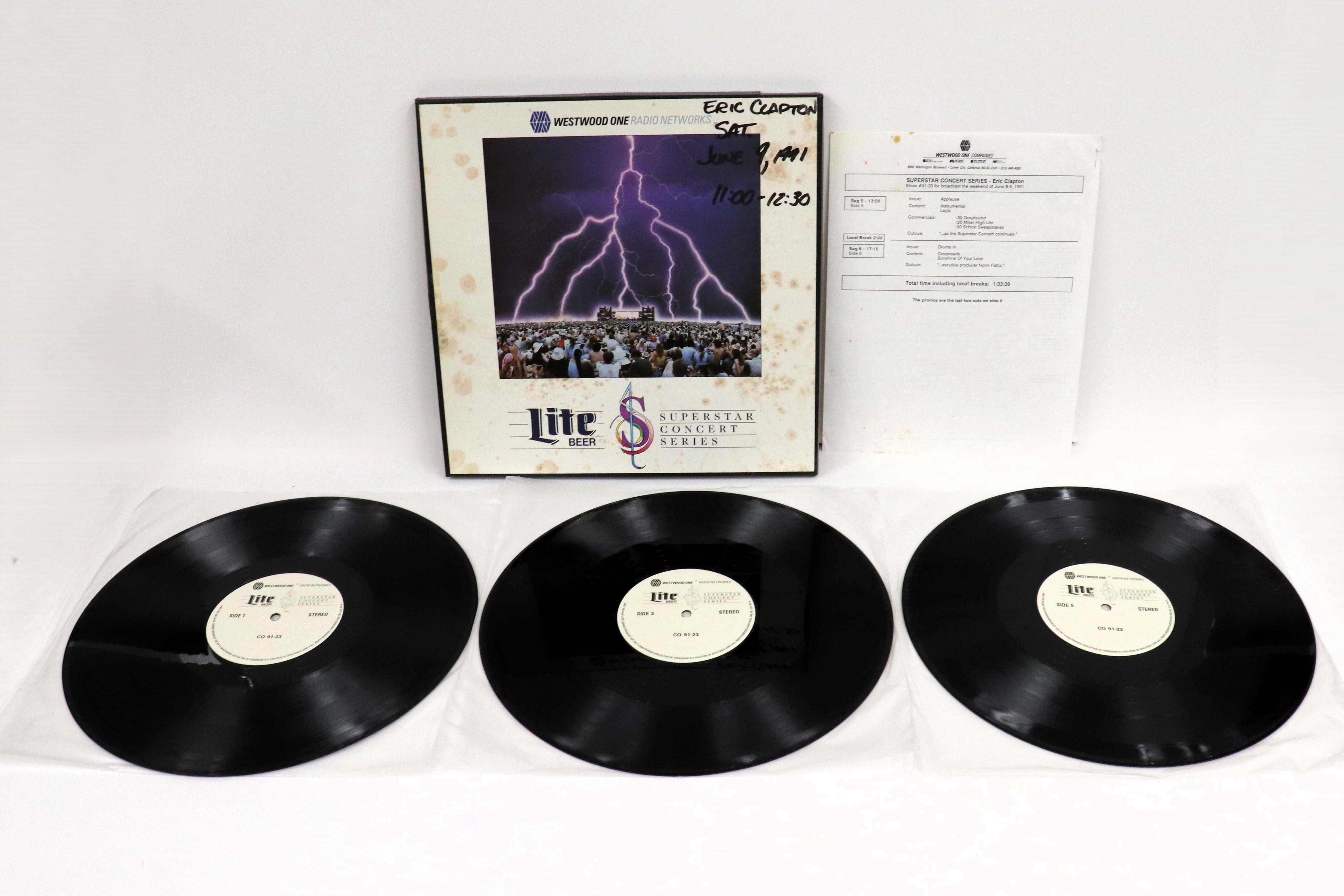LP Record ERIC CLAPTON - Superstar Concert Series CO9123 Westwood One 1991 US Rock Used
LP Record ERIC CLAPTON - Superstar Concert Series CO9123 Westwood One 1991 US Rock Used