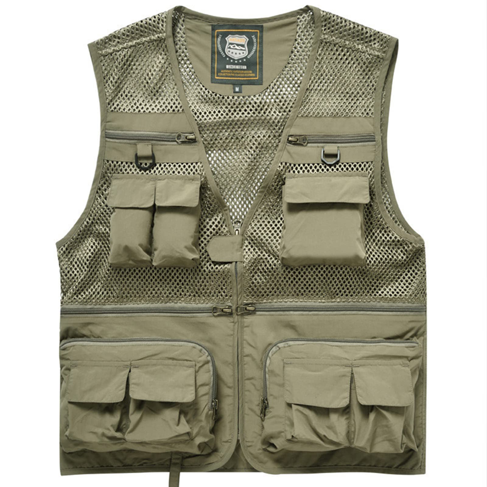 Manatsulife Men s Mesh Vest for Photography, Fishing, Work, and Outdoor Activities, Multi-Pocket, Breathable, 7868 (XL, Khaki)
Manatsulife Men s Mesh Vest for Photography, Fishing, Work, and Outdoor Activities, Multi-Pocket, Breathable, 7868 (XL, Khaki)