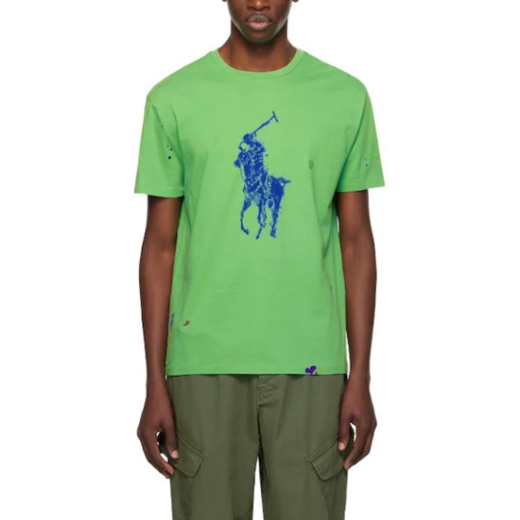 Polo Ralph Lauren Printed Pattern Crew Neck Short Sleeve T-Shirt Men Tops Green 710936387-002 M
Polo Ralph Lauren Printed Pattern Crew Neck Short Sleeve T-Shirt Men Tops Green 710936387-002 M