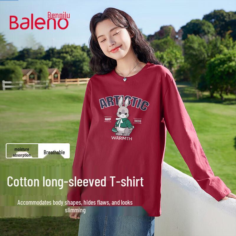 Baleno Women s Pure Cotton Long Sleeve T-Shirt M
Baleno Women s Pure Cotton Long Sleeve T-Shirt M