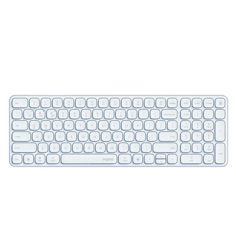 Rapoo E9350L AI DeepSeek 99-Key Ultra-Slim Dual-Mode Keyboard
Rapoo E9350L AI DeepSeek 99-Key Ultra-Slim Dual-Mode Keyboard
