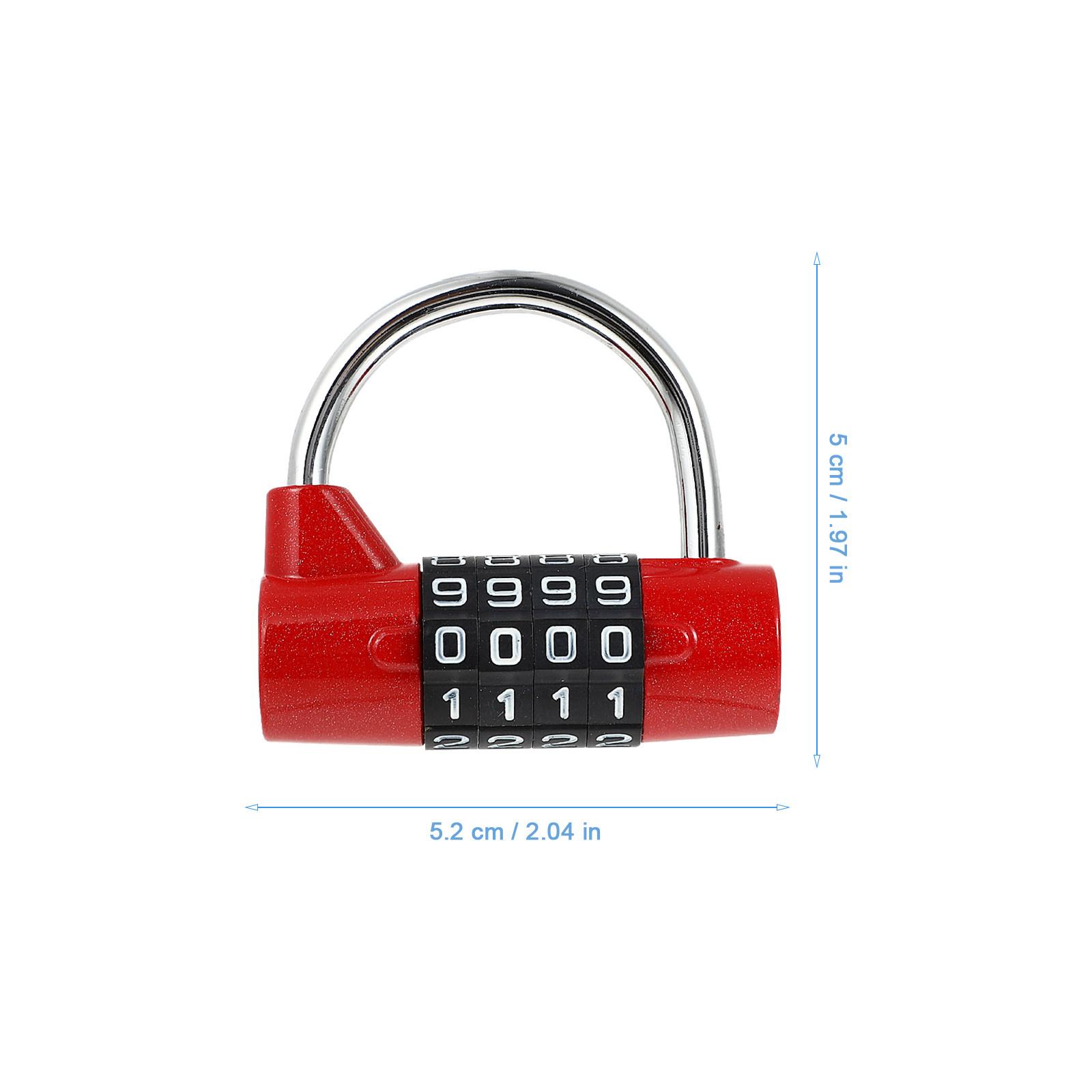 4 Digit Combination Padlock Heavy Duty Zinc Alloy Waterproof Outdoor Safety Lock for Mailbox Cabinet Drawer Office Locker Use красный
4 Digit Combination Padlock Heavy Duty Zinc Alloy Waterproof Outdoor Safety Lock for Mailbox Cabinet Drawer Office Locker Use красный