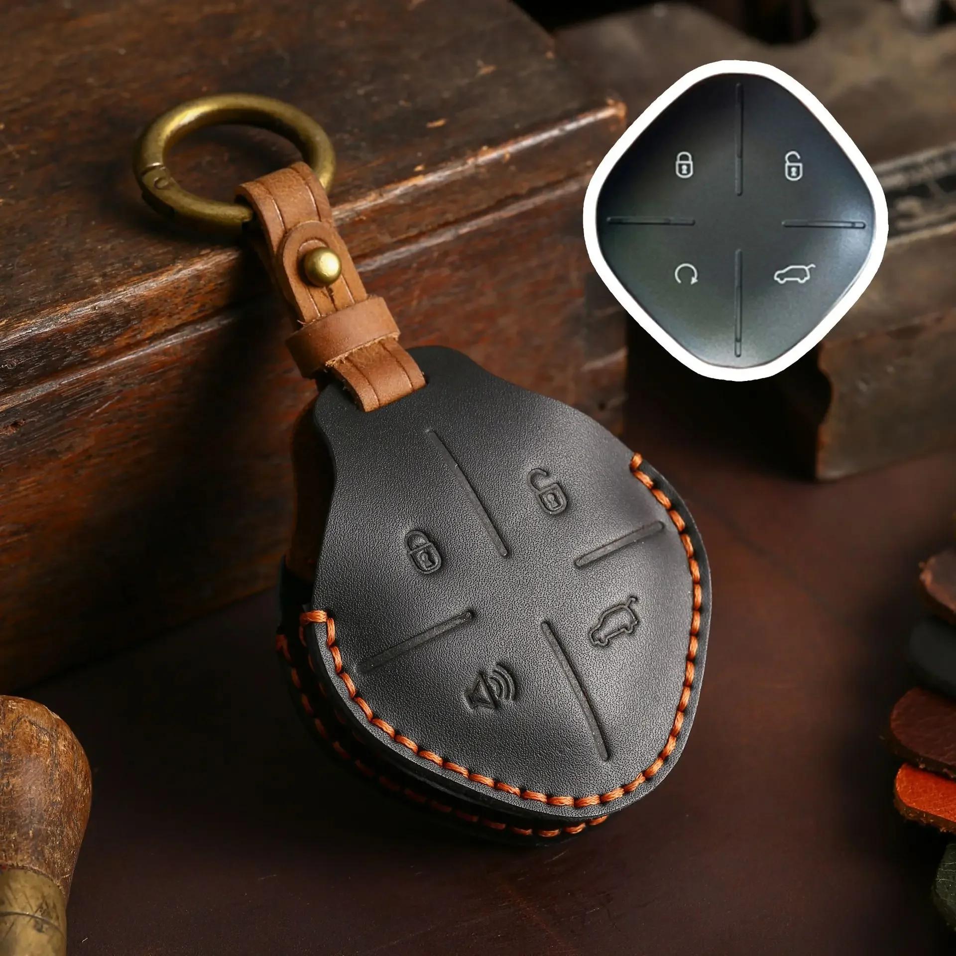 Leather Protective Shell set for Chery Jetour Dashing X-1 Plus DTC IDM 2022 2023 Smart Remote Car Key Cover Keychain Accessories чорний
Leather Protective Shell set for Chery Jetour Dashing X-1 Plus DTC IDM 2022 2023 Smart Remote Car Key Cover Keychain Accessories чорний