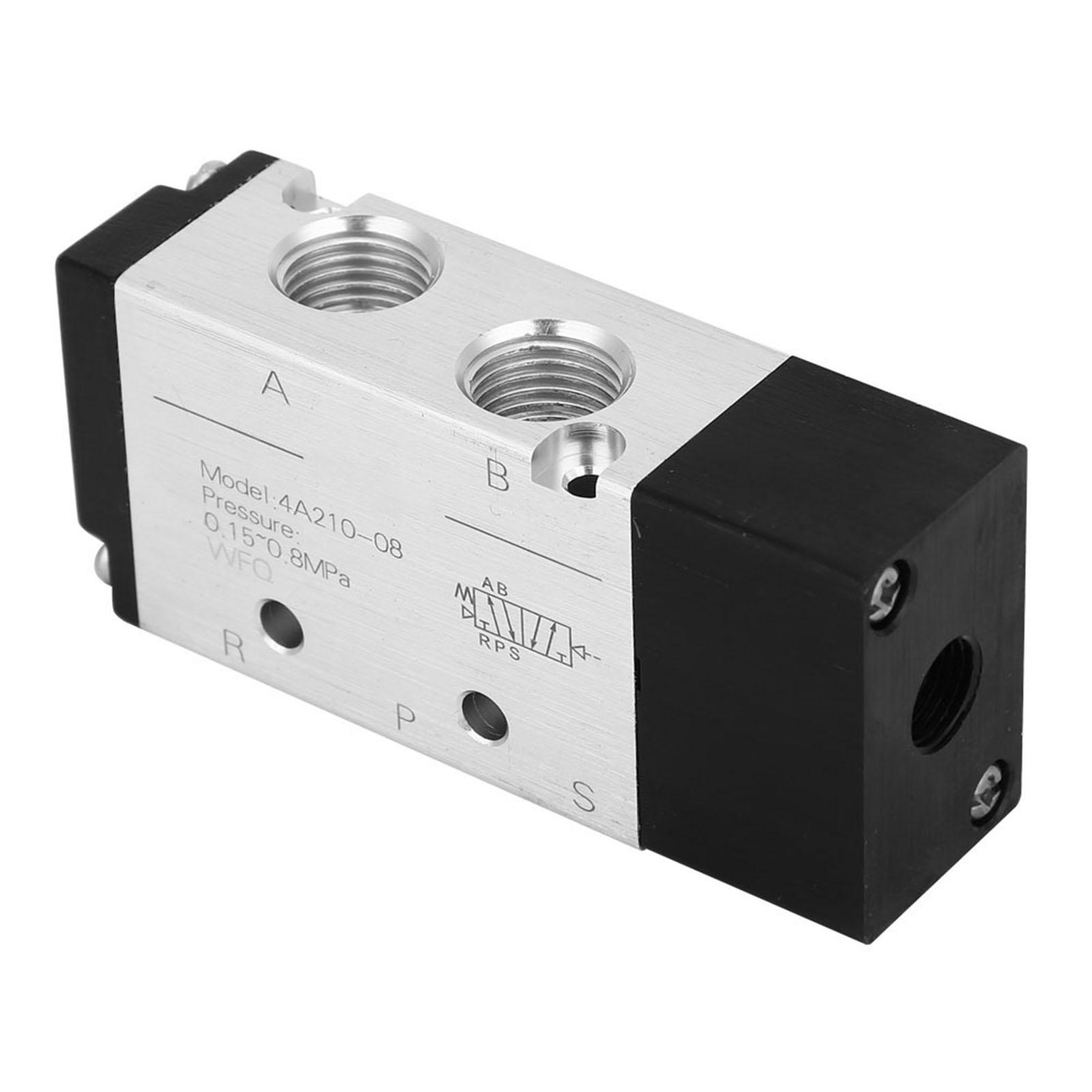 High Quality 4A21008 2 Position 5 Way Pneumatic Air ValveInletOutlet PT14in
High Quality 4A21008 2 Position 5 Way Pneumatic Air ValveInletOutlet PT14in