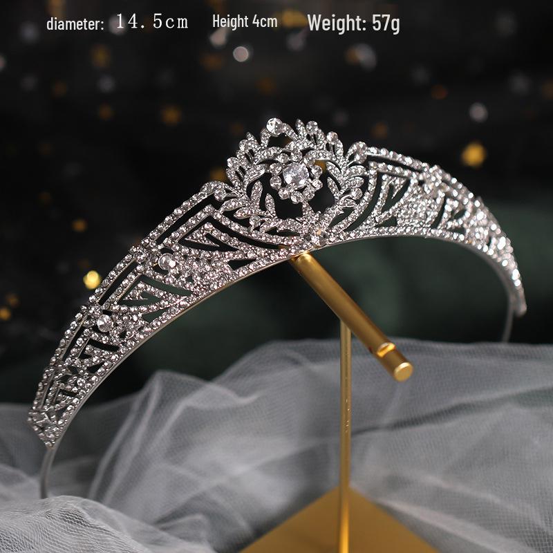 Tuanming Elegant Rhinestone Bridal Headpiece: Classic Alloy Wedding Hair Crown Accessory
Tuanming Elegant Rhinestone Bridal Headpiece: Classic Alloy Wedding Hair Crown Accessory