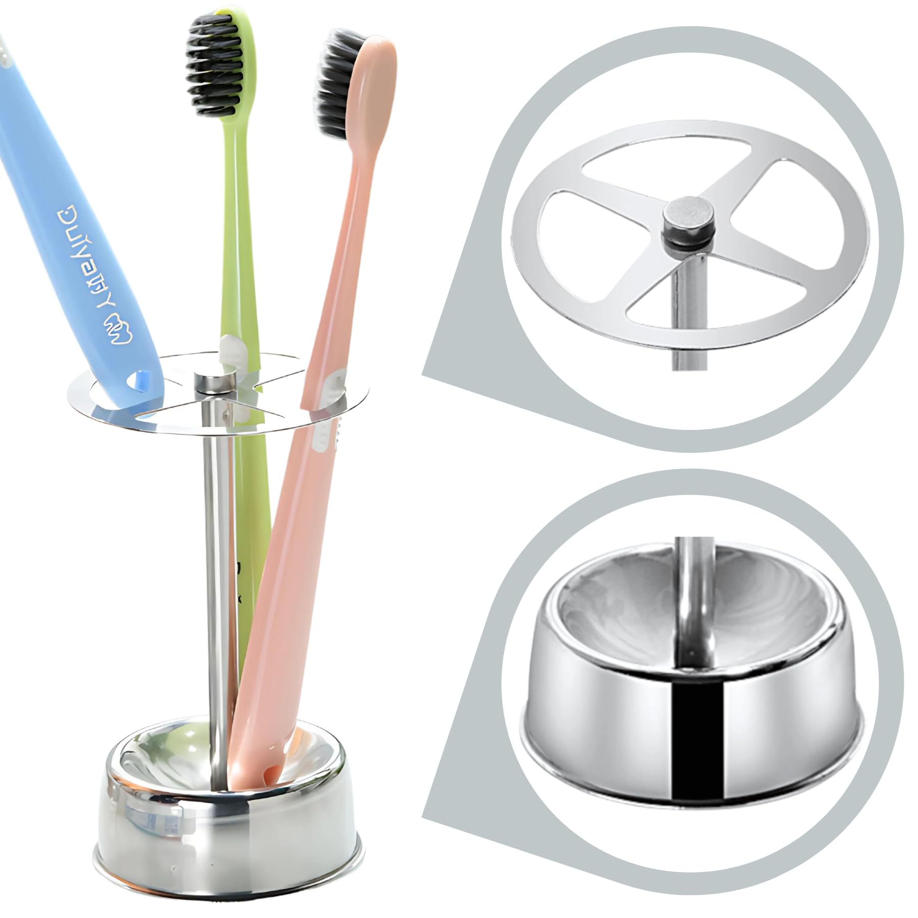 Mellbo Toothbrush Multipurpose Kitchen Makeup Toothbrush Toothbrushing Stainless Fully Washable Stand, Stand, Tool, Brush, Holder, Stand, Stylish,
Mellbo Toothbrush Multipurpose Kitchen Makeup Toothbrush Toothbrushing Stainless Fully Washable Stand, Stand, Tool, Brush, Holder, Stand, Stylish,