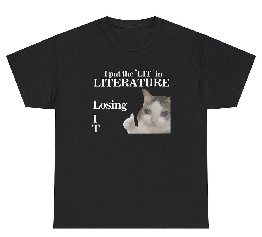 I Put The Lit In Literature T Shirt Funny Ironic Gen Z Weird Tee Unisex T-Shirt XXXL
I Put The Lit In Literature T Shirt Funny Ironic Gen Z Weird Tee Unisex T-Shirt XXXL